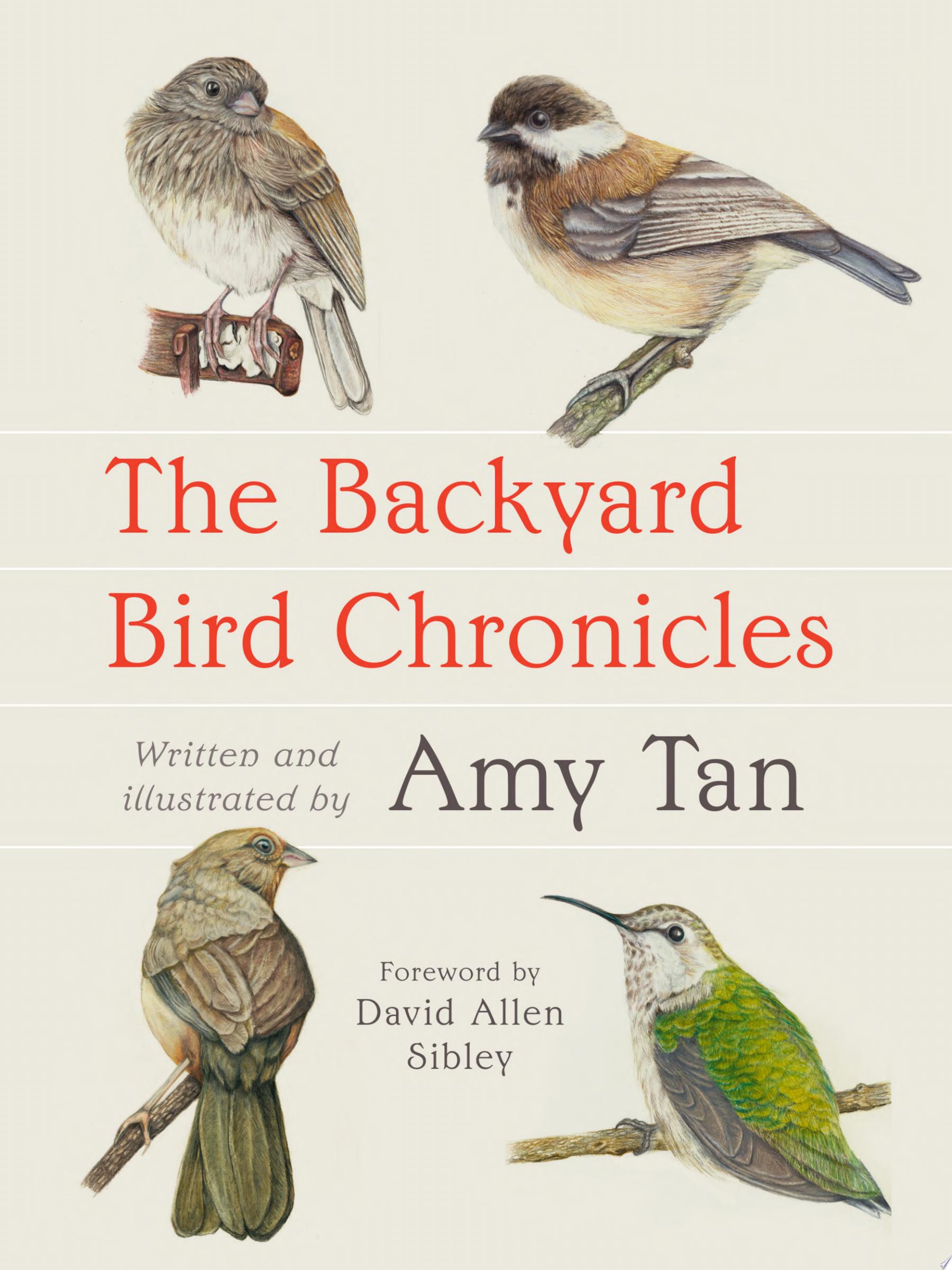 book cover for "The Backyard Bird Chronicles"