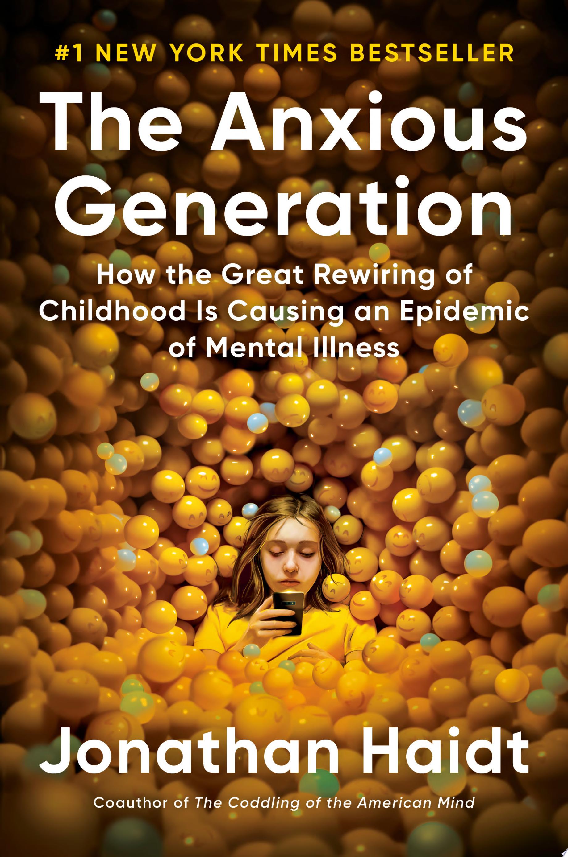 book cover for "The Anxious Generation"