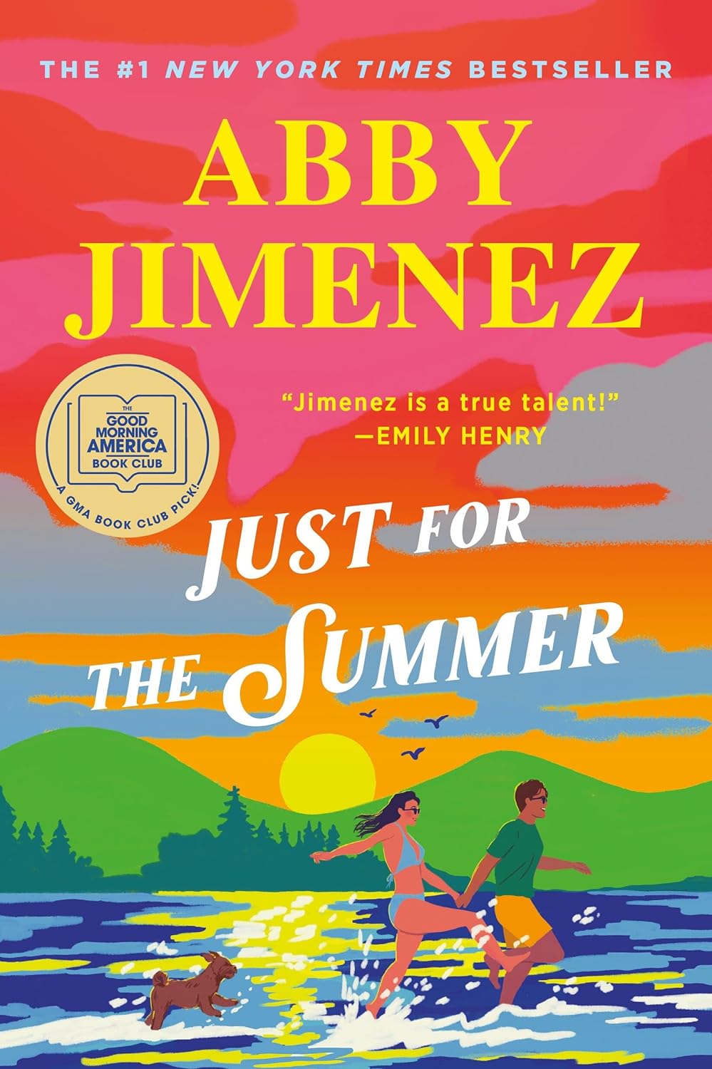 book cover for "Just for the Summer"