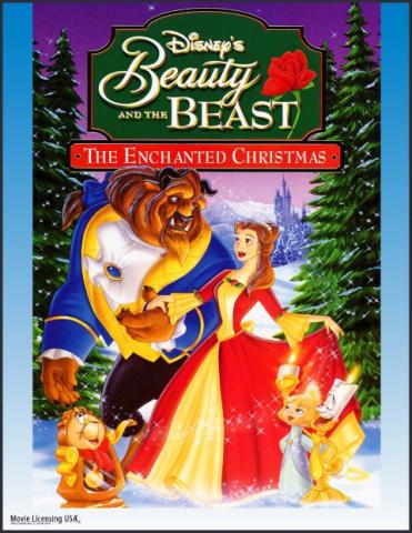 movie poster for "Beauty & the Beast: The Enchanted Christmas"