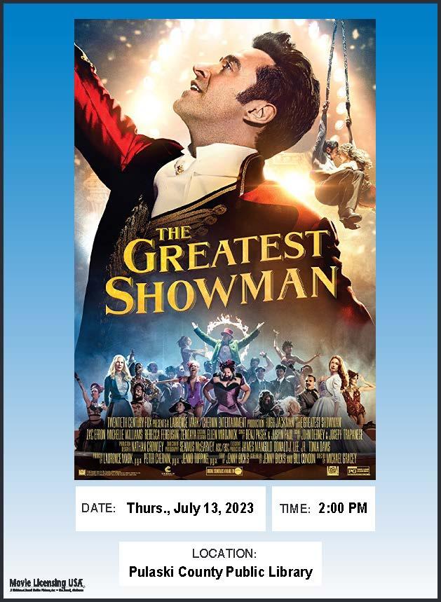 The Greatest Showman movie poster