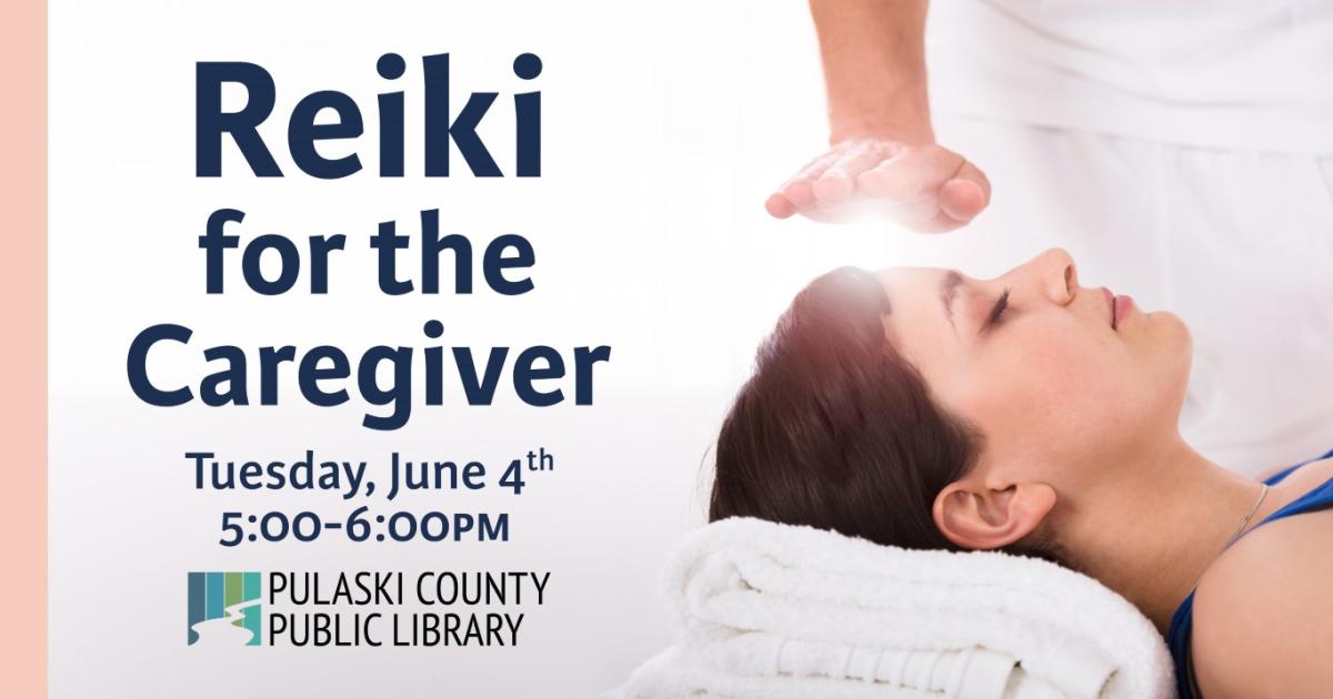 woman lying down with reiki practitioner placing a hand above her forehead